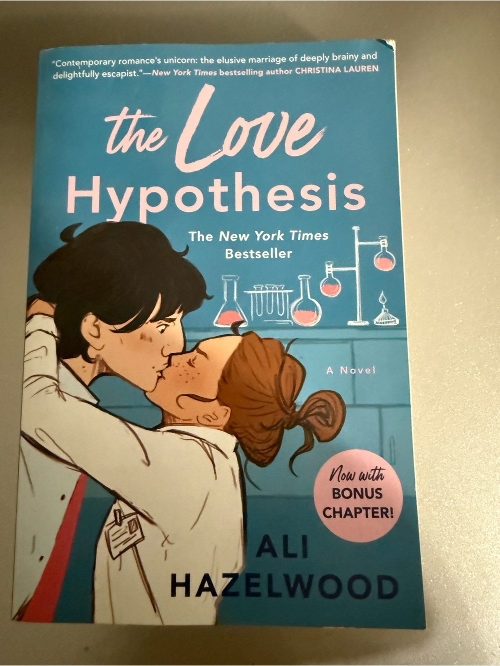 The Love Hypothesis Paperback - Blue Cover